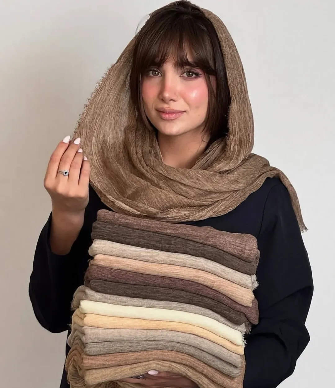 شال زنانه نخی فلورانس.