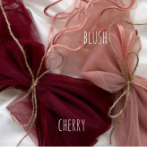 شال تور زنانه دور دوزی گلبهی و زرشکی